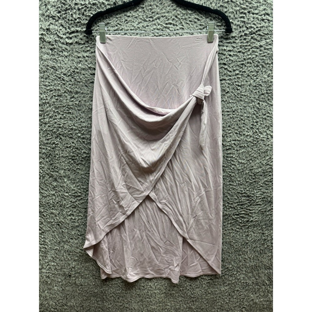 Aritzia Wilfred Parthenon Linen Skirt Light Lavender Women's Size M